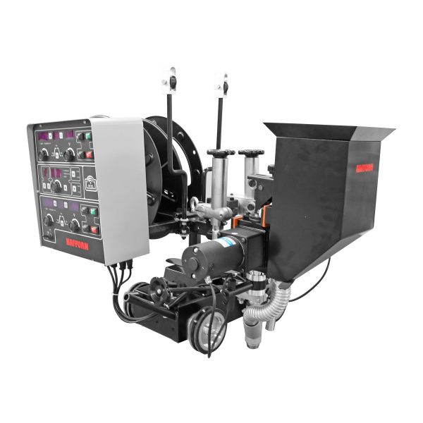 Сварочный трактор Kaiyuan M53 1250A для сварки под слоем флюса двумя проволоками с двумя источниками питания, TANDEM процесс