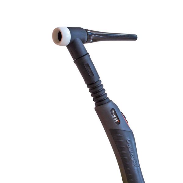 Сварочная аргонодуговая горелка Parker SGT 225F с гибким гусаком, головой SGT 18, разъёмом с резьбой 1/4 BSP и системой One TIG 4 метра для TIG сварки в среде аргона