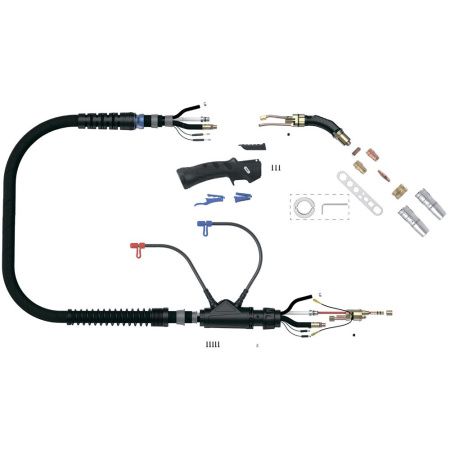 Сварочная полуавтоматическая горелка Arc M6W с длинной кнопкой 5 метров (MIG/MAG)