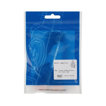 AM2CT10 Контактный наконечник Arc М8 1,0 L29,5 ECu (MIG/MAG)