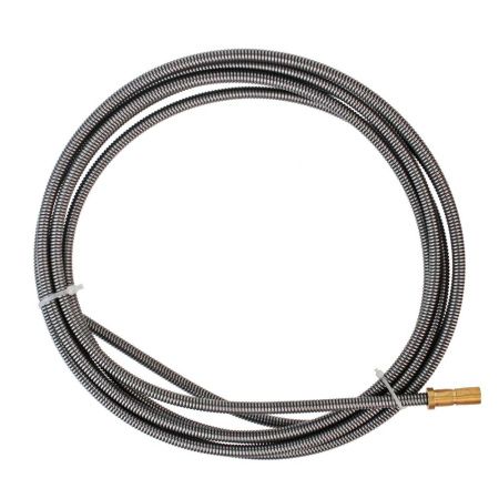 122.0079 Направляющий канал SVR 2,0-2,4 мм 3 метра (стальная спираль с латунным ниппелем без оплётки) (MIG/MAG)