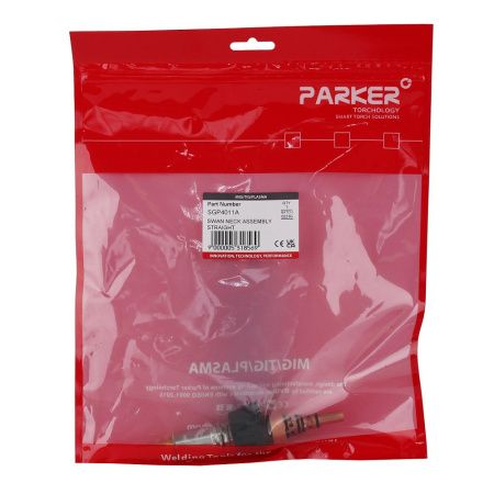 SGP4011A Гусак Parker 180° прямой для полуавтоматической горелки Push-Pull SGP 401W (MIG/MAG)