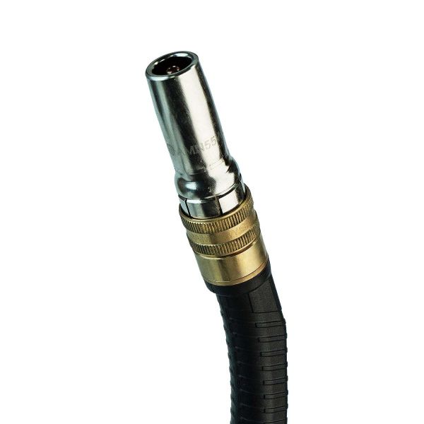 Сварочная полуавтоматическая горелка Arc M65WFC с рукояткой пистолетного типа и комплектацией под порошковую проволоку 2,4 мм 3 метра (MIG/MAG)