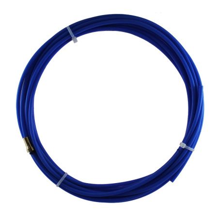 PB1536-50 Направляющий канал Parker 0,6-0,9 мм 5 метров (тефлоновый канал с латунным ниппелем в синей оплётке) (MIG/MAG)