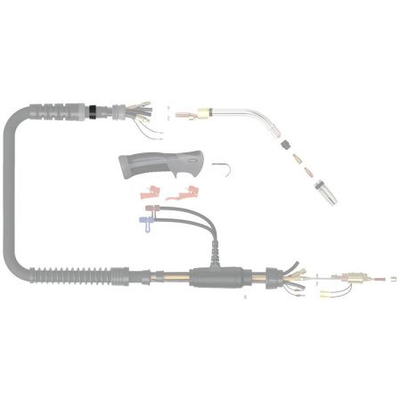 PG3235 Зажим брезентовой оплетки Parker для горелок SGB / MMB / DMB (MIG/MAG)