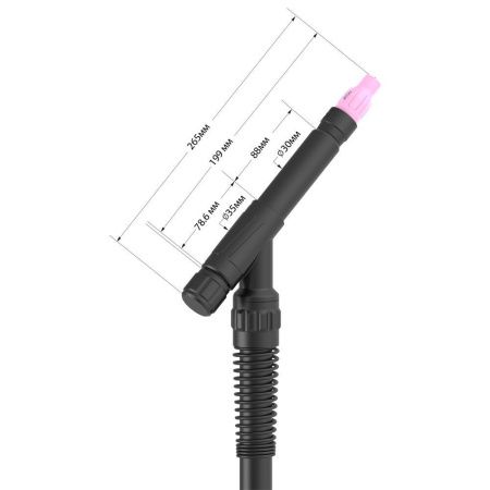 Сварочная автоматическая аргонодуговая горелка Arc T5WA Auto с быстросъёмом 8,9 мм и системой One TIG 12 метров для TIG сварки в среде аргона