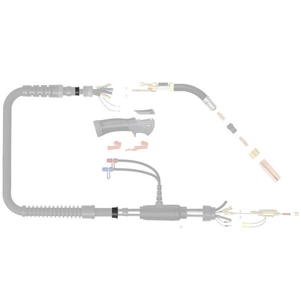 PT8010 Фиксатор брезентового покрытия Parker для горелок SGB / SB / MMB / DMB (MIG/MAG)