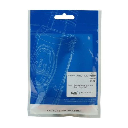 AM2CT12A Контактный наконечник Arc М8 1,2 L29,5 ECu для AL проволоки (MIG/MAG)