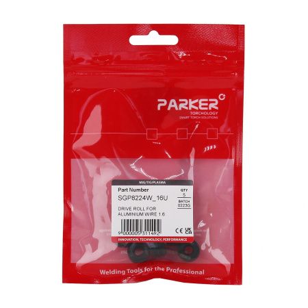 SGP8224W-16U Подающий ролик Parker для алюминиевой проволоки ø 1,6 мм
 (MIG/MAG)