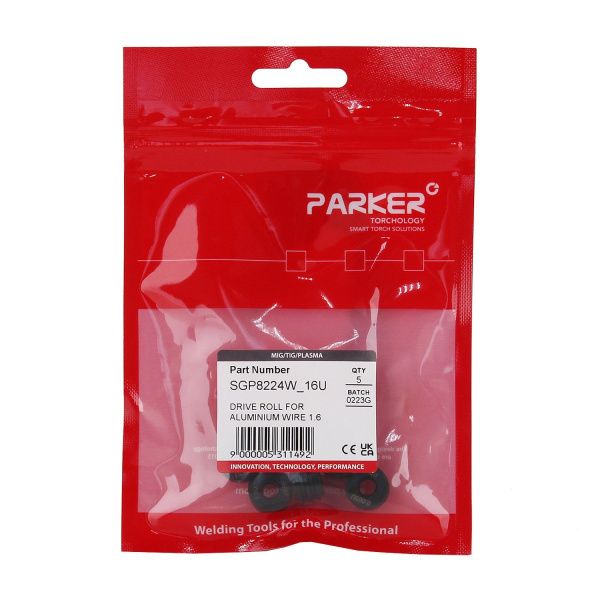 SGP8224W-16U Подающий ролик Parker для алюминиевой проволоки ø 1,6 мм
 (MIG/MAG)