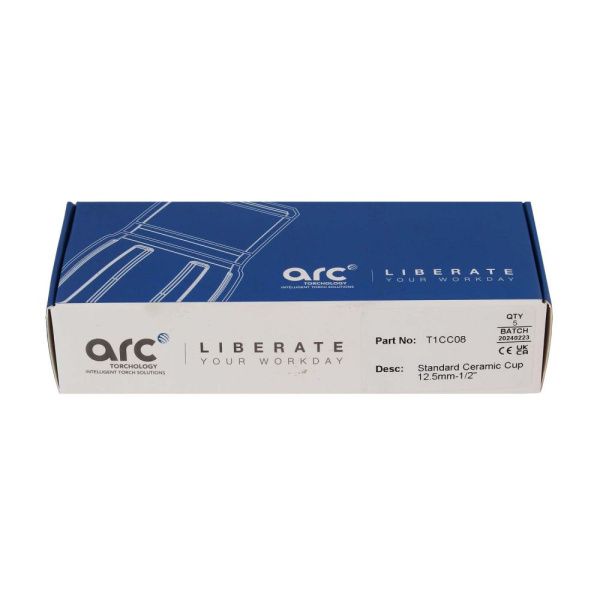 T1CC08 Сопло Arc керамическое стандартное №8 12,5x38,0 мм (pack)