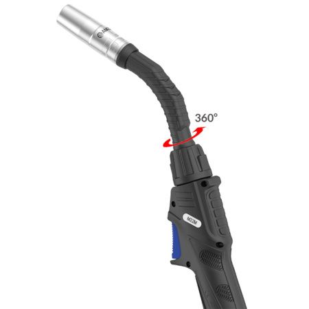 Сварочная полуавтоматическая горелка Arc M22M Multijust с поворотным гусаком 3 метра (MIG/MAG)