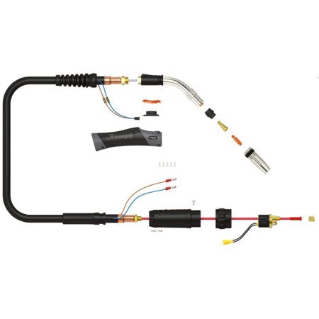 Сварочная полуавтоматическая горелка Parker STH 240AE с поворотным гусаком 3 метра (MIG/MAG)