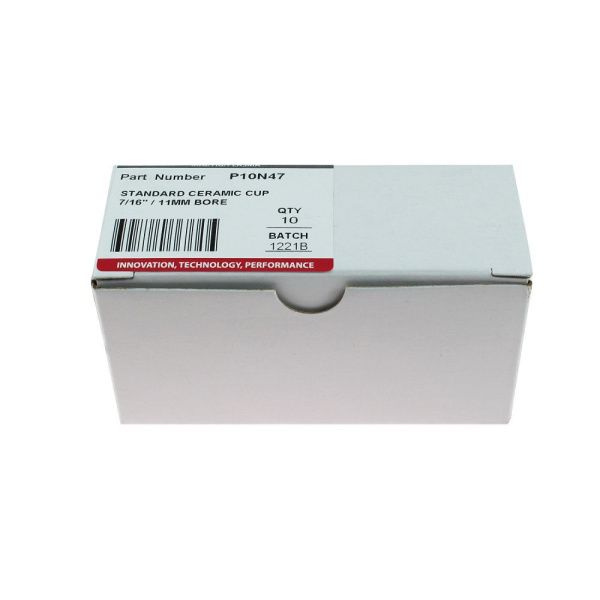 P10N47 Parker Standard ceramic cup 11mm bore (pack)