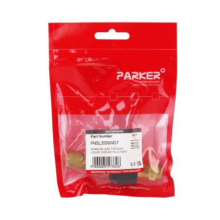 PNSL3550WGT Силовой разъем с подачей газа Parker для горелок с жидкостным охлаждением (TIG)