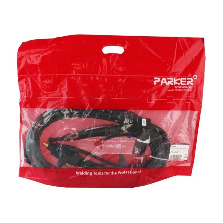 Сварочная аргонодуговая горелка Parker SGT 24W с маленькой головой 8 метров для TIG сварки в среде аргона