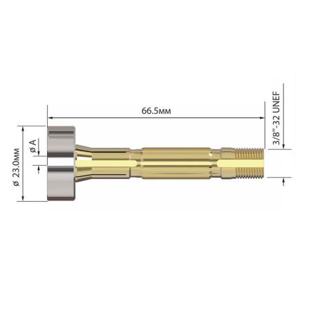T5LGL48 Цанга Arc с увеличенной газовой линзой 4,8x66,5 мм (TIG)