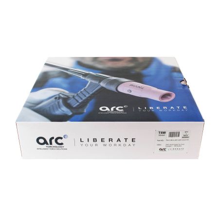 Сварочная аргонодуговая горелка Arc T5W с резьбой 1/4 BSP и системой One TIG 8 метров для TIG сварки в среде аргона