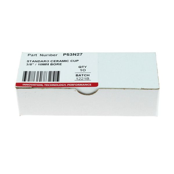 P53N27 Parker Standard ceramic cup 10mm bore (pack)