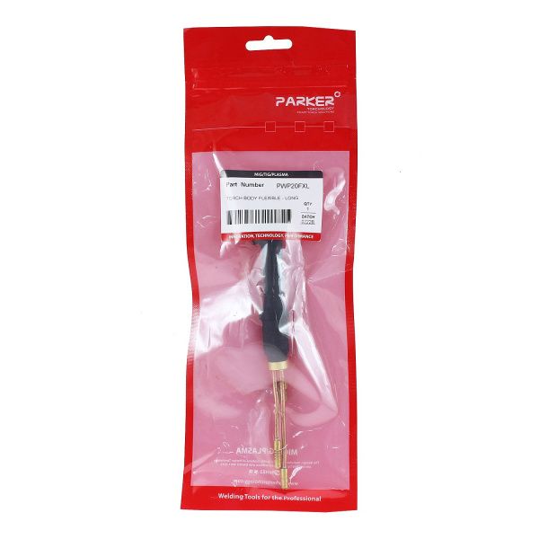 PWP20FXL Гусак Parker 70° гибкий удлинённый для горелки SGT 20 (TIG)