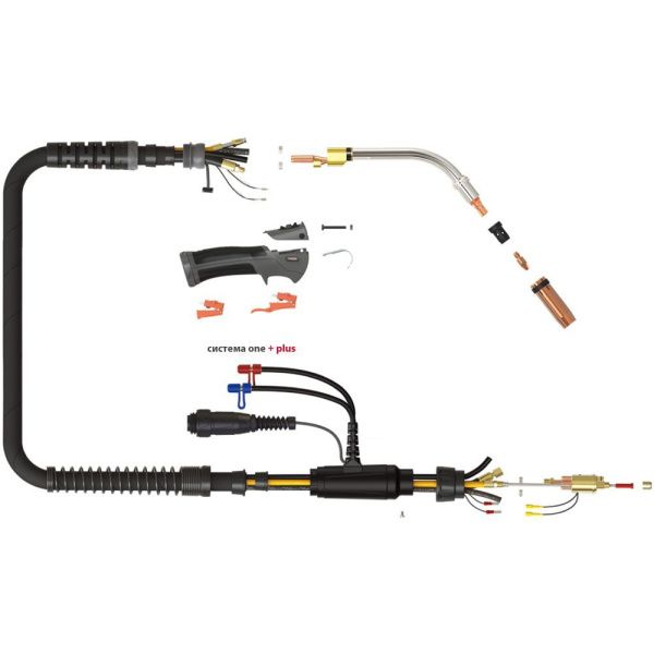 Сварочная горелка Parker MMB 501W (explosive view)