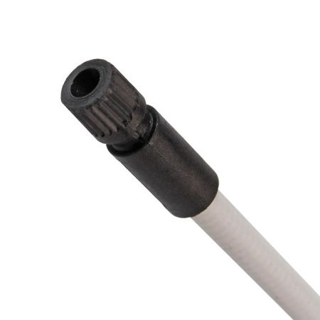 124.D116 Направляющий канал Abicor Binzel 1,4-1,6 мм 3 метра (стальная спираль с литым ниппелем в белой оплётке)