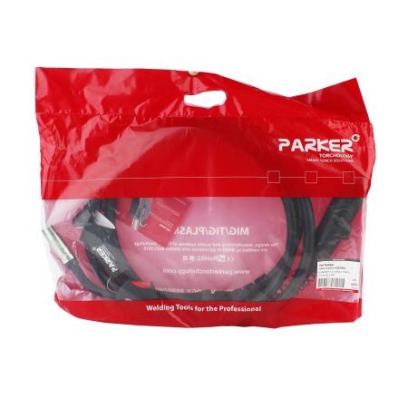 Сварочная полуавтоматическая горелка Parker SGA-LW 355A с облегчённым сварочным кабелем 4 метра (MIG/MAG)
