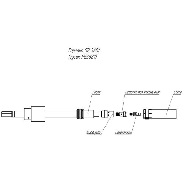 PG3627 взрыв схема