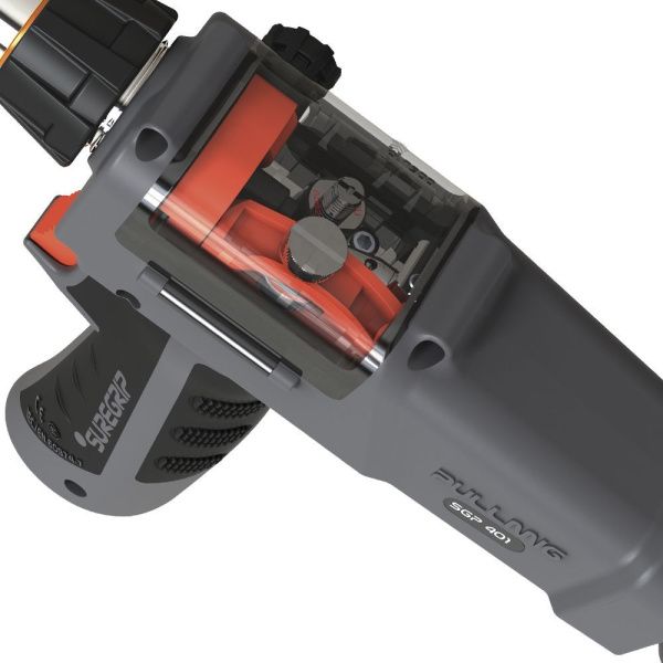 Сварочная полуавтоматическая горелка Parker Push-Pull SGP 401W с мотором 24В, подающим роликом для AL проволоки 1,2 мм 8 метров (MIG/MAG)