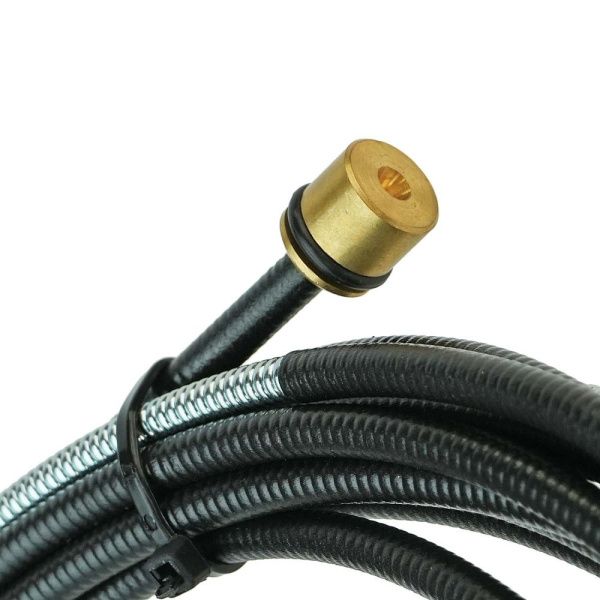 PPA2035-50 Стальная спираль с латунным ниппелем 5800мм (d.0,8-1,2) (2)