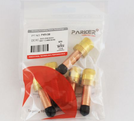 P45V26 Держатель цанги Parker с газовой линзой 2,4x50,0 мм (TIG)