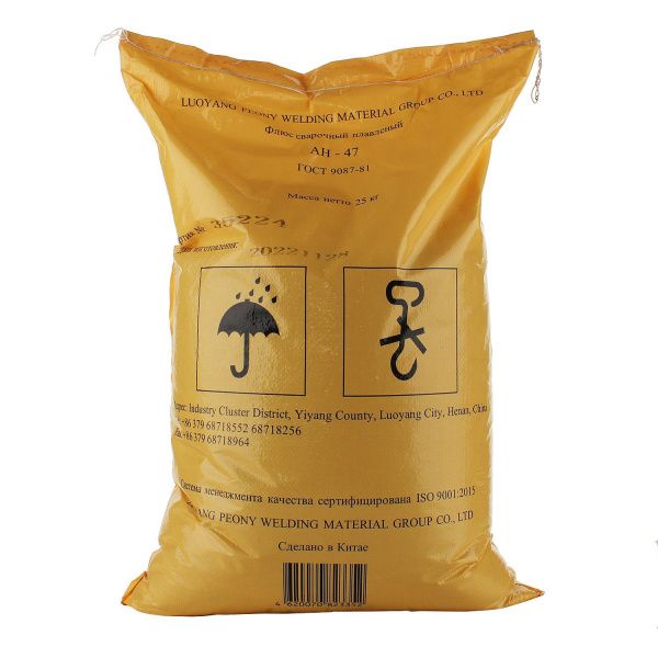 Флюс сварочный плавленый Peony АН-47 25 кг