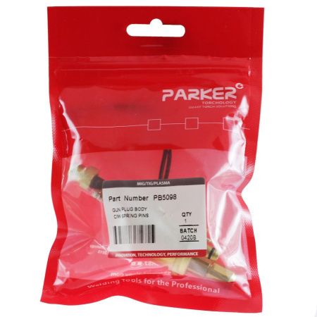 PB5098 Центральный евроразъём Parker
для полуавтоматических и автоматических горелок с жидкостным охлаждением (MIG/MAG)
