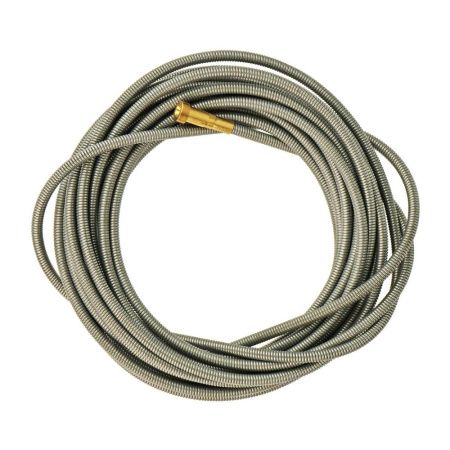 122.0063 Направляющий канал Abicor Binzel 1,4-1,6 мм 5 метров (стальная спираль с латунным ниппелем без оплётки)