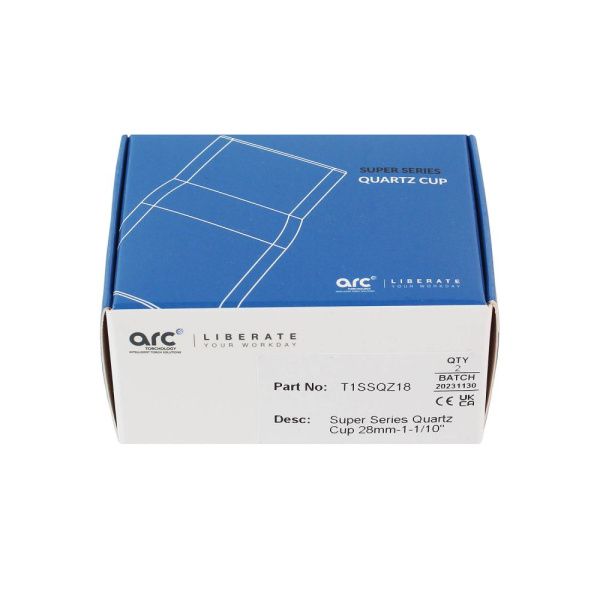 T1SSQZ18 Сопло кварцевое SS 28mm - 1-10 для T1-T1W (pack)