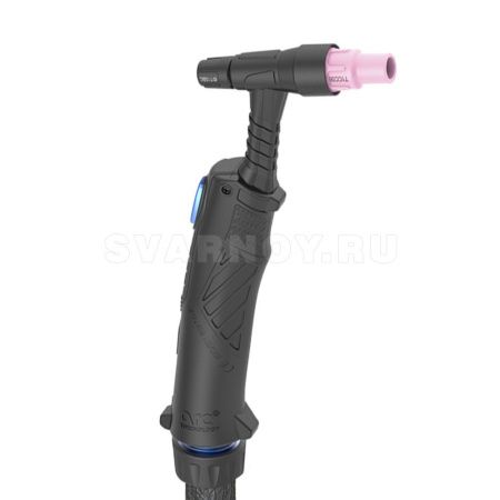 Сварочная аргонодуговая горелка Arc T1W с гибким гусаком, 9-пиновым разъёмом управления и системой One TIG 4 метра для TIG сварки в среде аргона