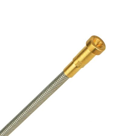 122.0063 Направляющий канал Abicor Binzel 1,4-1,6 мм 5 метров (стальная спираль с латунным ниппелем без оплётки)