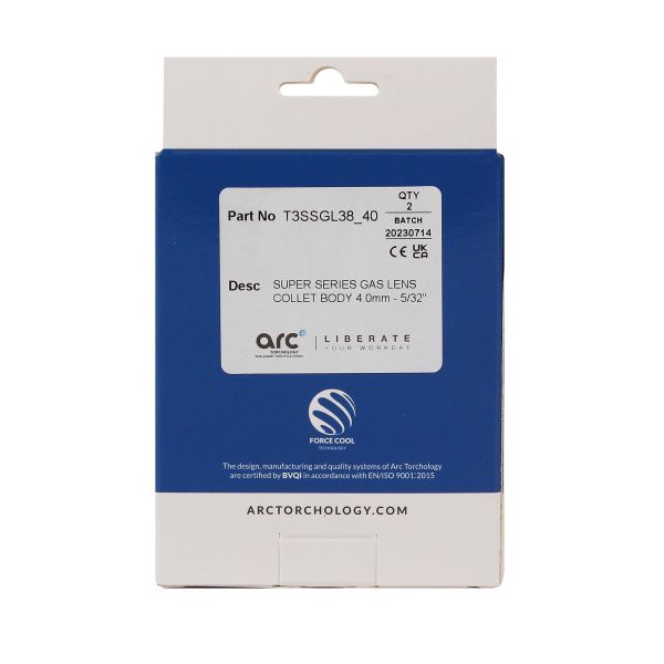 T3SSGL38-40 Цанга Arc с газовой линзой Super Series 38 4,0x75,0 мм (TIG)