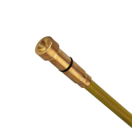 SVR-44-3545-15-5 Направляющий канал SVR 1,2-1,6 мм 5 метров (стальная спираль с латунным ниппелем в жёлтой оплётке) (MIG/MAG)