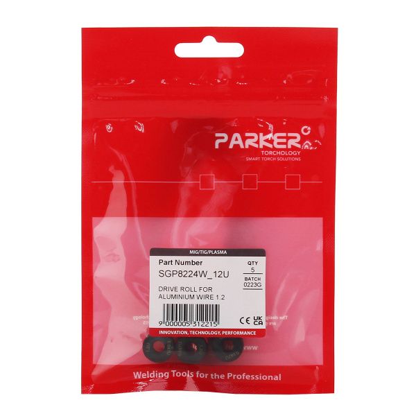 SGP8224W-12U Подающий ролик Parker для алюминиевой проволоки ø 1,2 мм
 (MIG/MAG)