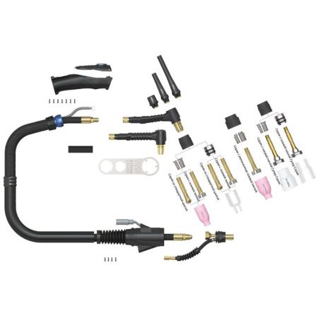 Сварочная аргонодуговая горелка Arc T3FX с гибким гусаком 8 метров для TIG сварки в среде аргона