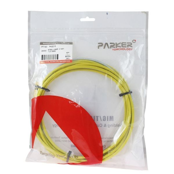 PA43215 Parker Steel liner X 15FT 1.2-1.6MM (pack)