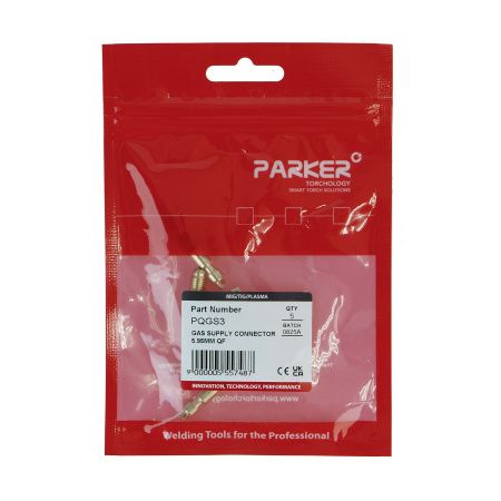 PQGS3 Разъём подачи газа Parker c быстросъёмом 5,95 мм серии ONE TIG (TIG)