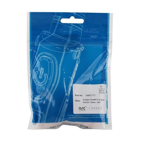 AM6CT12 Контактный наконечник Arc М12 1,2 L40,5 CuCrZr  (MIG/MAG)