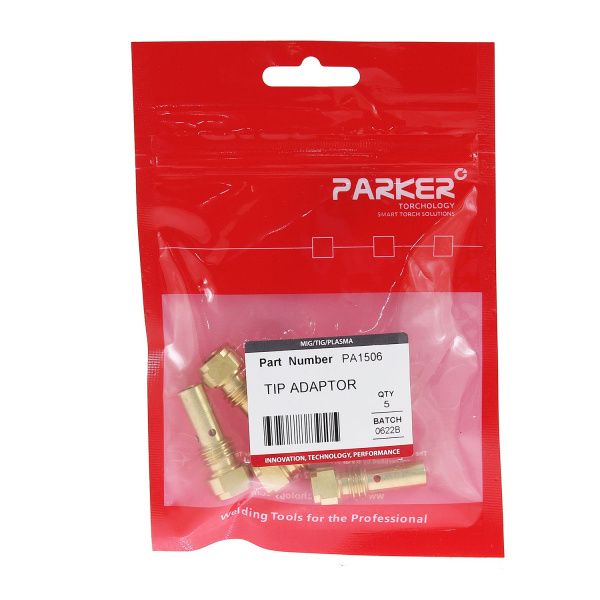 PA1506 Вставка под наконечник Parker М6 латунная 35,0 мм (MIG/MAG)