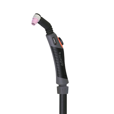 Сварочная горелка Parker SGT 225F с гибким гусаком и головой SGT 20 4 метра для TIG сварки в среде аргона