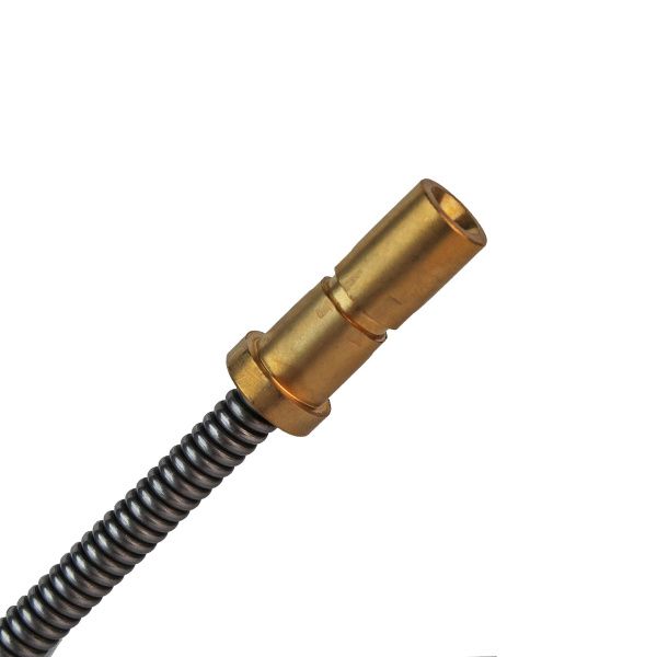 122.0068 Направляющий канал SVR 1,6-2,0 мм 5 метров (стальная спираль с латунным ниппелем без оплётки) (MIG/MAG)