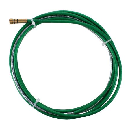 AM6SL-20-30 Направляющий канал Arc 2,0 мм 3 метра (стальная спираль с латунным ниппелем в зелёной оплётке) (MIG/MAG)