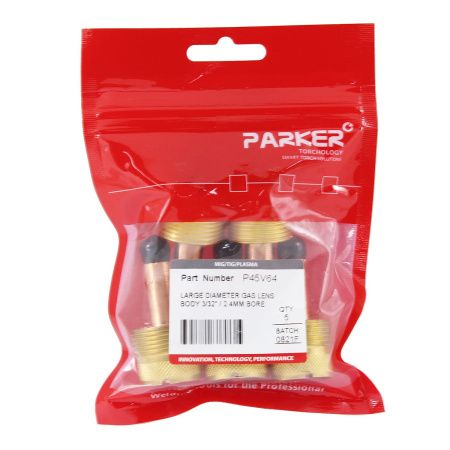 P45V64 Держатель цанги Parker с увеличенной газовой линзой 2,4x50,0 мм (TIG)