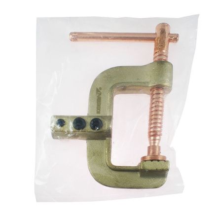 Клемма-струбцина Keean Earth Clamp латунная 600А